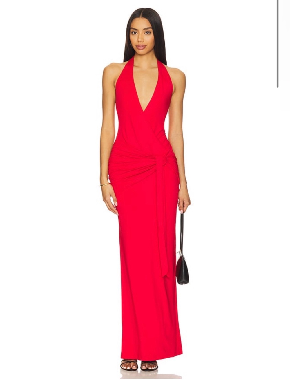 Revolve Superdown Chloe Halter Maxi Dress